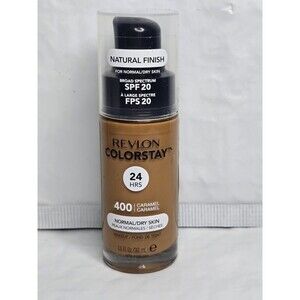 Revlon ColorStay 24hr Normal/Dry Natural Foundation 400 Caramel 1oz - Sealed